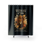 WOMAN OF FAITH:  100% Polyester Christian Shower Curtain - FREE SHIPPING