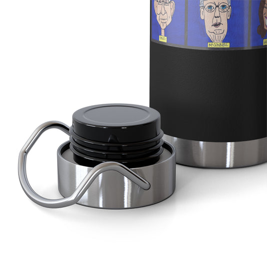 ..THE SHADY BUNCH:  22oz Copper Vacuum Insulated Patriotic Water Bottle - FREE SHIPPING