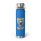 ..WE THE PEOPLE vs THE SWAMP:  22oz Copper Vacuum Insulated Patriotic Water Bottle - FREE SHIPPING