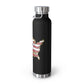 ..NEVER FORGOTTEN:  22oz Copper Vacuum Insulated Patriotic Military Water Bottle - FREE SHIPPING