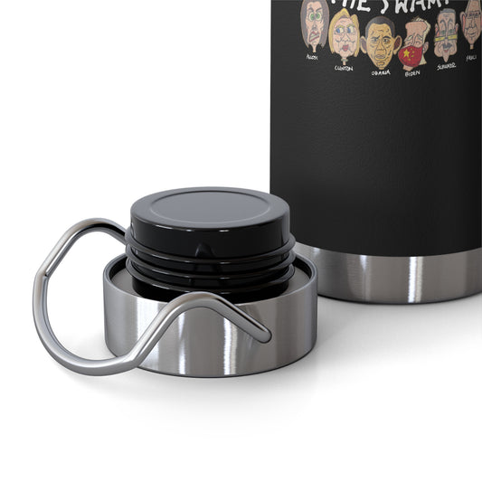 ..WE THE PEOPLE vs THE SWAMP:  22oz Copper Vacuum Insulated Patriotic Water Bottle - FREE SHIPPING