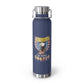 ..WE THE PEOPLE vs THE SWAMP:  22oz Copper Vacuum Insulated Patriotic Water Bottle - FREE SHIPPING
