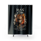 MAN OF FAITH:  100% Polyester Christian Shower Curtain - FREE SHIPPING