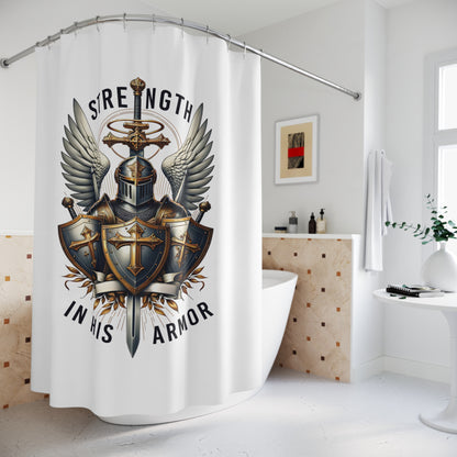 ARMOR OF GOD:  100% Polyester Christian Shower Curtain - FREE SHIPPING