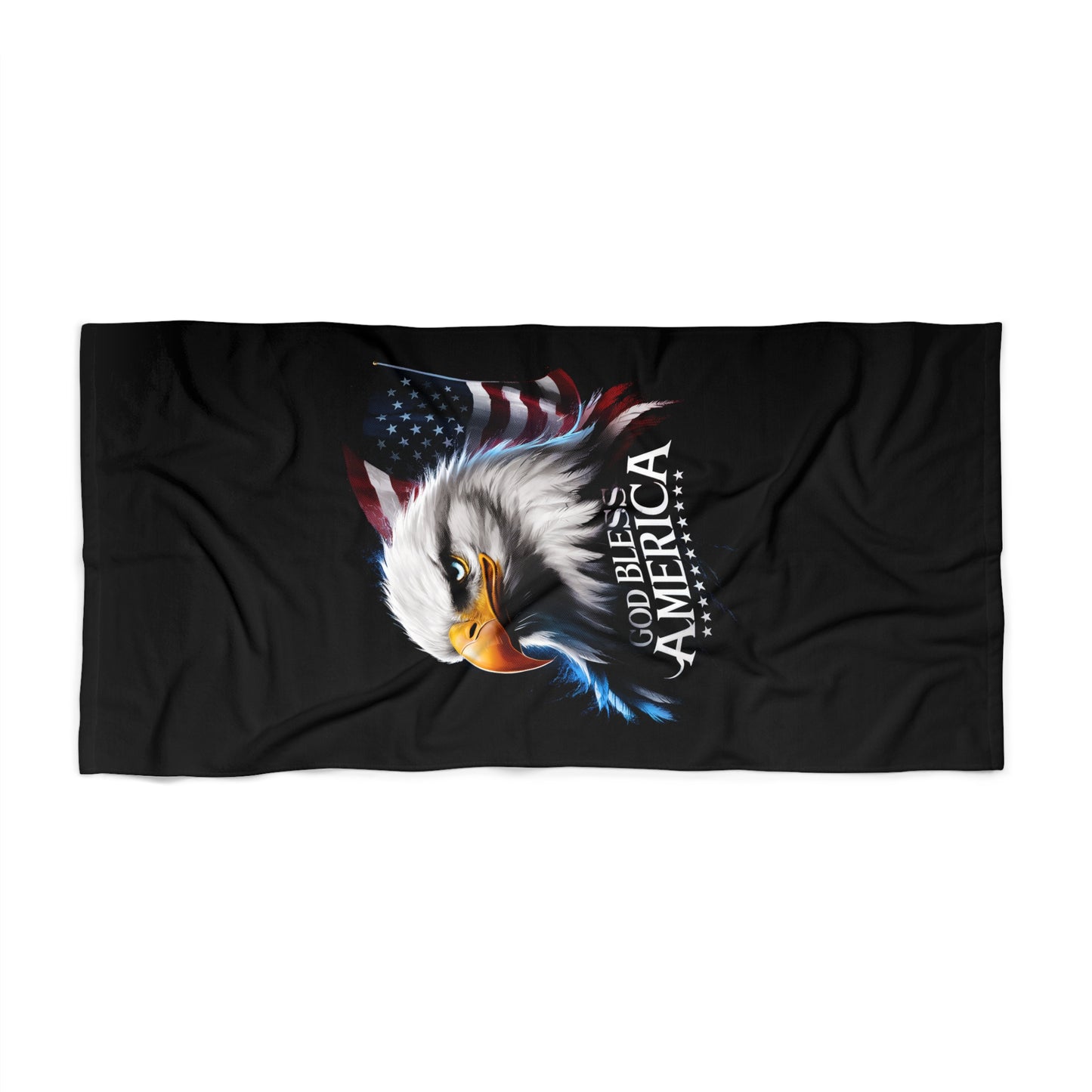 GOD BLESS AMERICA:  X-tra Large Beach (36"x72") - FREE SHIPPING