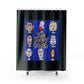 THE SHADY BUNCH:  100% Polyester Patriotic Shower Curtain - FREE SHIPPING