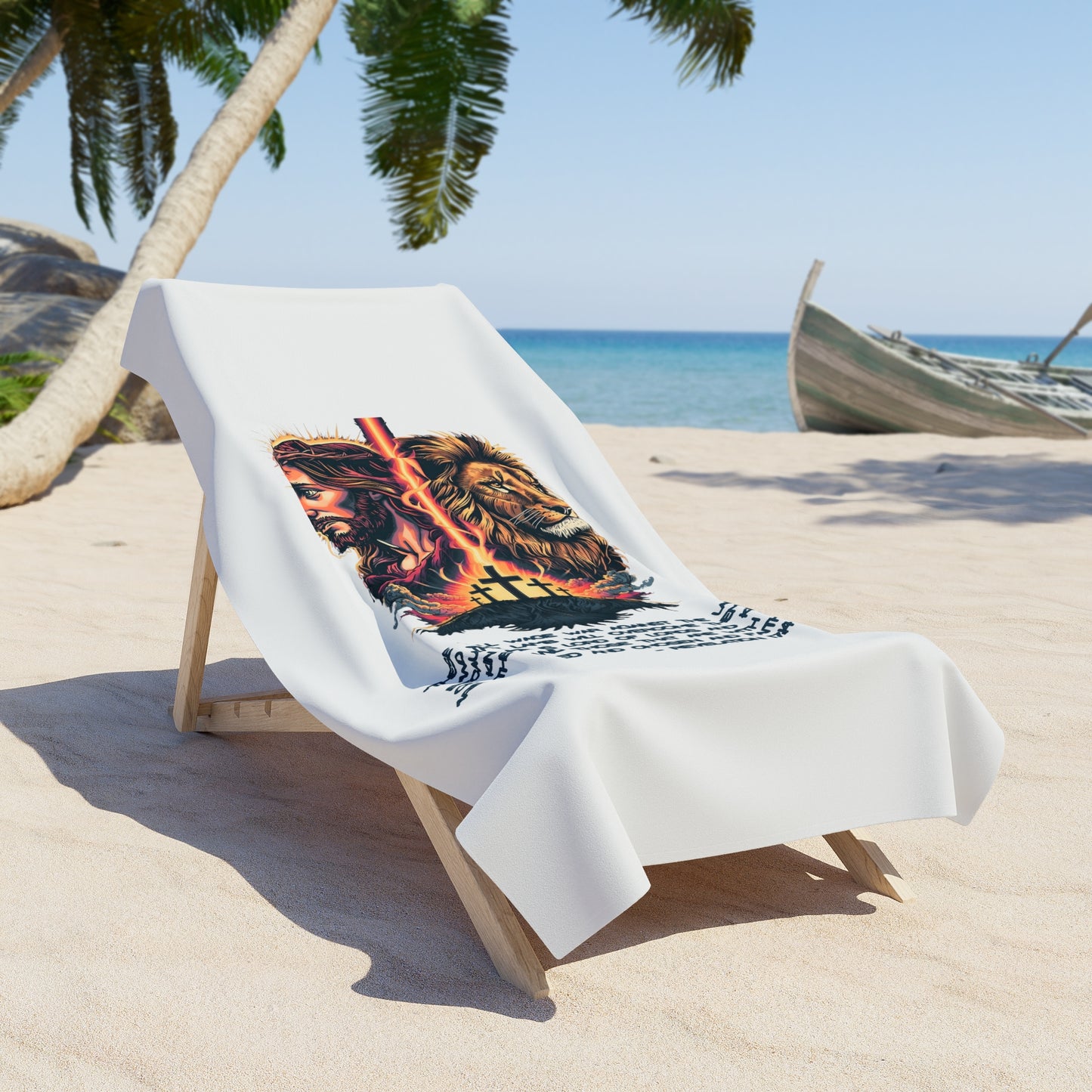 THE LION OF JUDAH:  X-tra Large Beach Towel (36"x72") - FREE SHIPPING