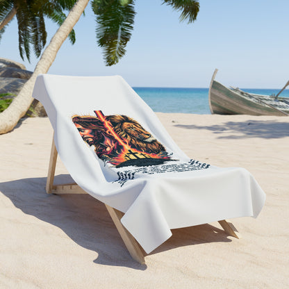 THE LION OF JUDAH:  X-tra Large Beach Towel (36"x72") - FREE SHIPPING