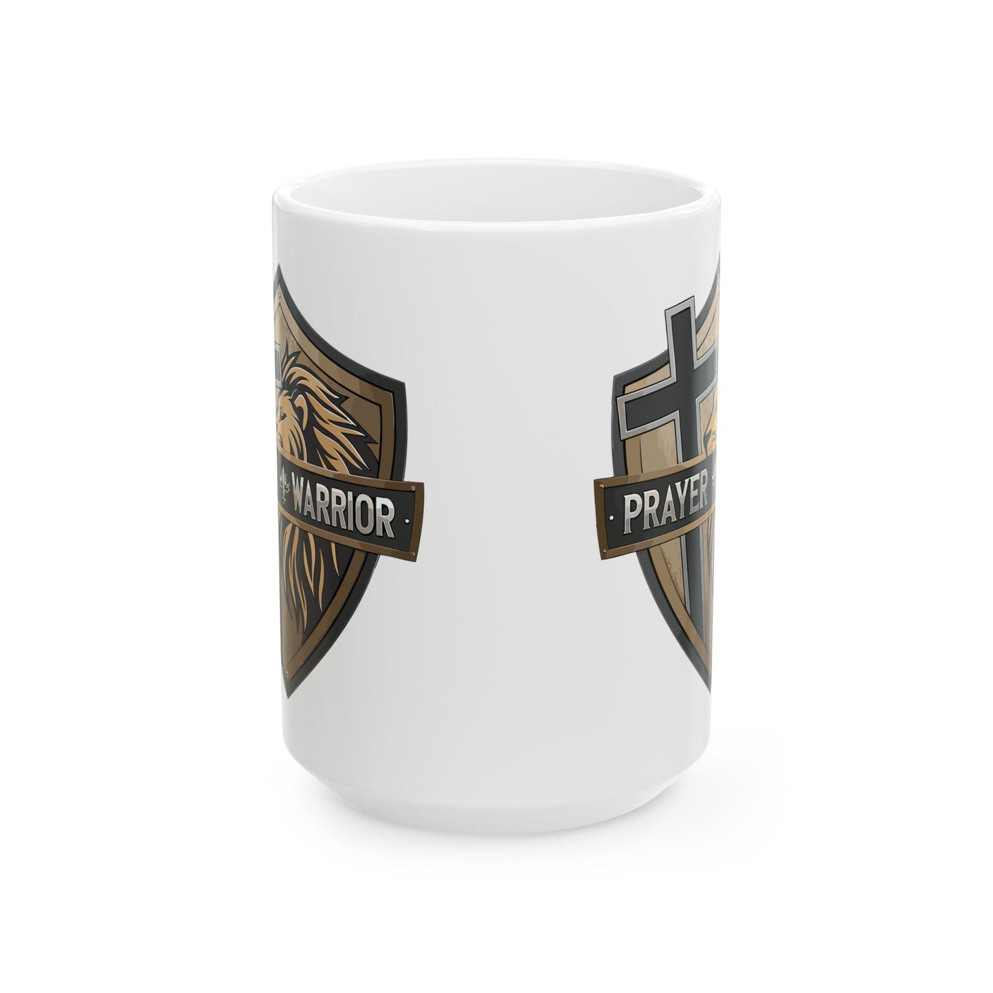 PRAYER WARRIOR Christian Ceramic Coffee Mug (11oz, 15oz)