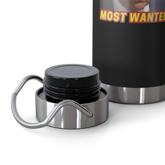 ..TRUMP MUG SHOT:  22oz Copper Vacuum Insulated Patriotic Water Bottle - FREE SHIPPING