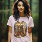 250yrs OF FAITH Semi-Fitted Patriotic Christian T-Shirt (S-3XL):  Women's Gildan 5000L - FREE SHIPPING