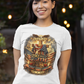 250yrs OF FAITH Fitted Patriotic Christian T-Shirt (S-2XL):  Women's Bella+Canvas 6004 - FREE SHIPPING