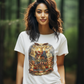250yrs OF FAITH Semi-Fitted Patriotic Christian T-Shirt (S-3XL):  Women's Gildan 5000L - FREE SHIPPING