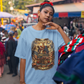 . 250yrs OF FAITH Plus Size Heavy Weight Patriotic Christian T-Shirt (S-5XL):  Women's Hanes Beefy-T® - FREE SHIPPING