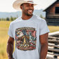 250th USA Anniversary Patriotic T-Shirt (S-5XL):  Men's Medium Weight Gildan 5000 - FREE SHIPPING