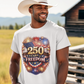 250yrs OF FREEDOM Patriotic T-Shirt (S-5XL):  Men's Medium Weight Gildan 5000 - FREE SHIPPING