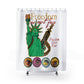 FREEDOM IS NOT FREE:  100% Polyester Patriotic Military Shower Curtain - FREE SHIPPING