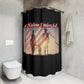 ONE NATION UNDER GOD:  100% Polyester Patriotic Christian Shower Curtain - FREE SHIPPING