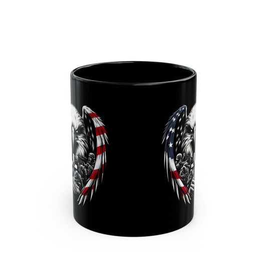 FOR GOD & COUNTRY Patriotic Christian Ceramic Coffee Mug (11oz, 15oz) - FREE SHIPPING