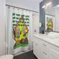 HUNTING RINOs:  100% Polyester Patriotic Military Shower Curtain - FREE SHIPPING