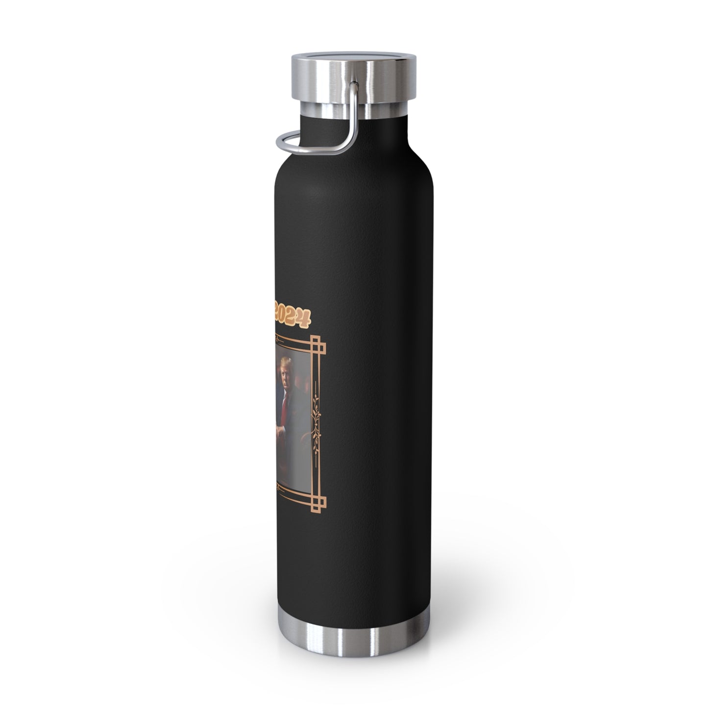 ..TRUMP 2024:  22oz Copper Vacuum Insulated Patriotic Water Bottle - FREE SHIPPING