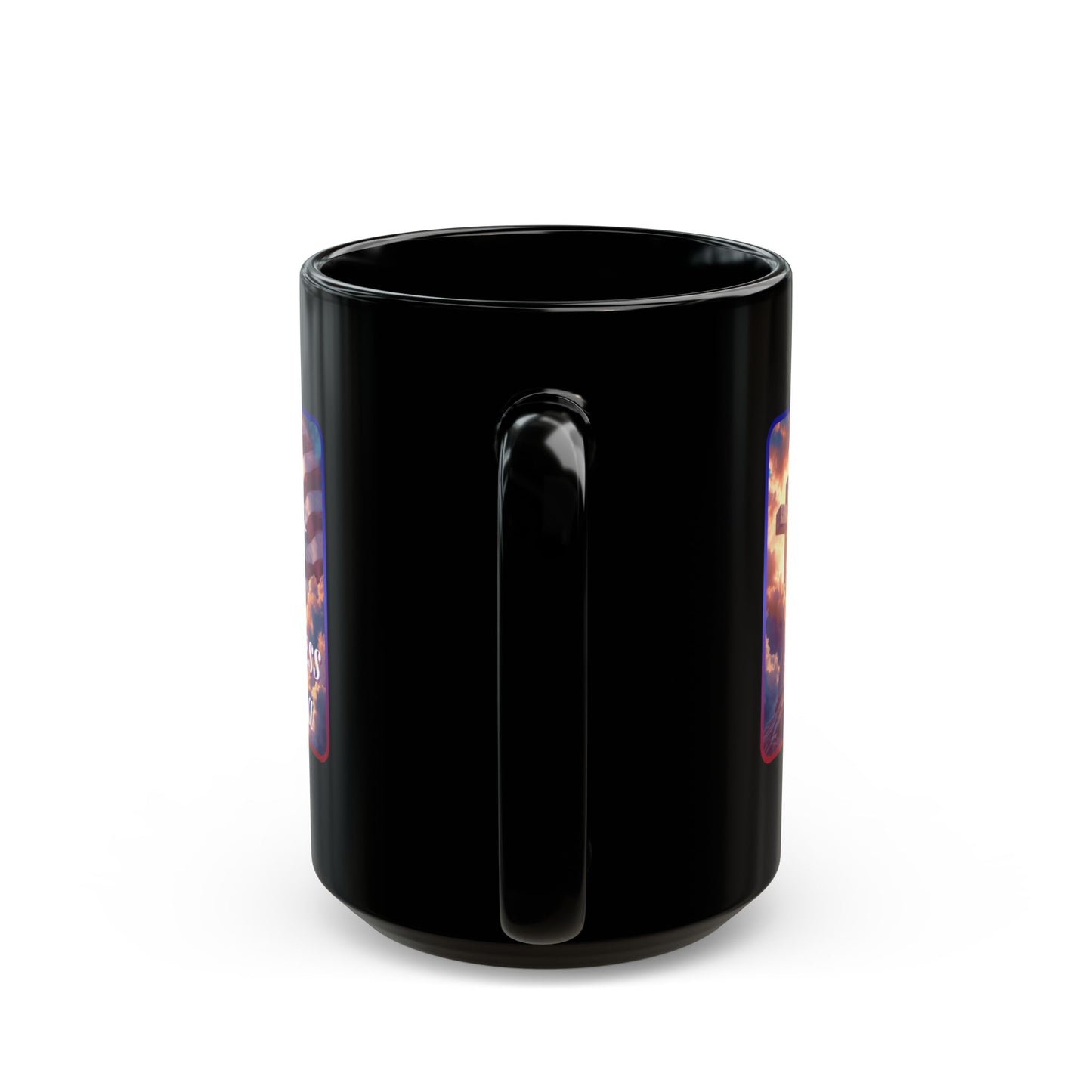 GOD BLESS AMERICA Patriotic Ceramic Coffee Mug (11oz, 15oz) - FREE SHIPPING
