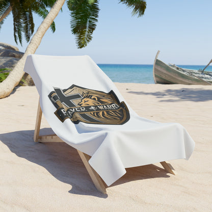 PRAYER WARRIOR:  X-tra Large Beach Towel 36"x72" - FREE SHIPPING