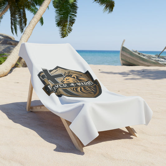 PRAYER WARRIOR:  X-tra Large Beach Towel 36"x72" - FREE SHIPPING