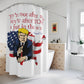 TRUMP - THEY'RE AFTER YOU:  100% Polyester Patriotic Trump Shower Curtain - FREE SHIPPING