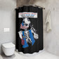 LIBERAL BRAIN DAMAGE:  100% Polyester Patriotic Biker Shower Curtain - FREE SHIPPING