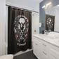 FOR GOD & COUNTRY:  100% Polyester Patriotic Christian Shower Curtain - FREE SHIPPING