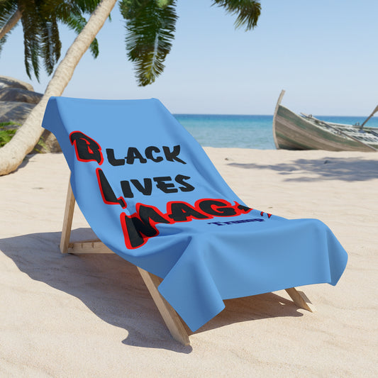 Black Lives MAGA:  X-tra Large Beach Towel (36"x72") - FREE SHIPPING