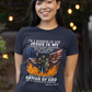 ARMOR OF GOD Fitted Patriotic Christian T-Shirt (S-2XL):  Women's Bella+Canvas 6004 - FREE SHIPPING