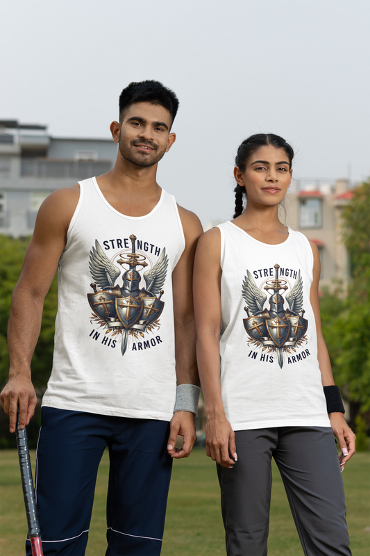 ARMOR OF GOD Medium Weight Christian Tank Top (S-2XL):  Men's & Women's 5200 - FREE SHIPPING