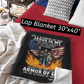 ARMOR OF GOD Light Weight Patriotic Christian Velveteen Plush Blanket (3 sizes available) - FREE SHIPPING