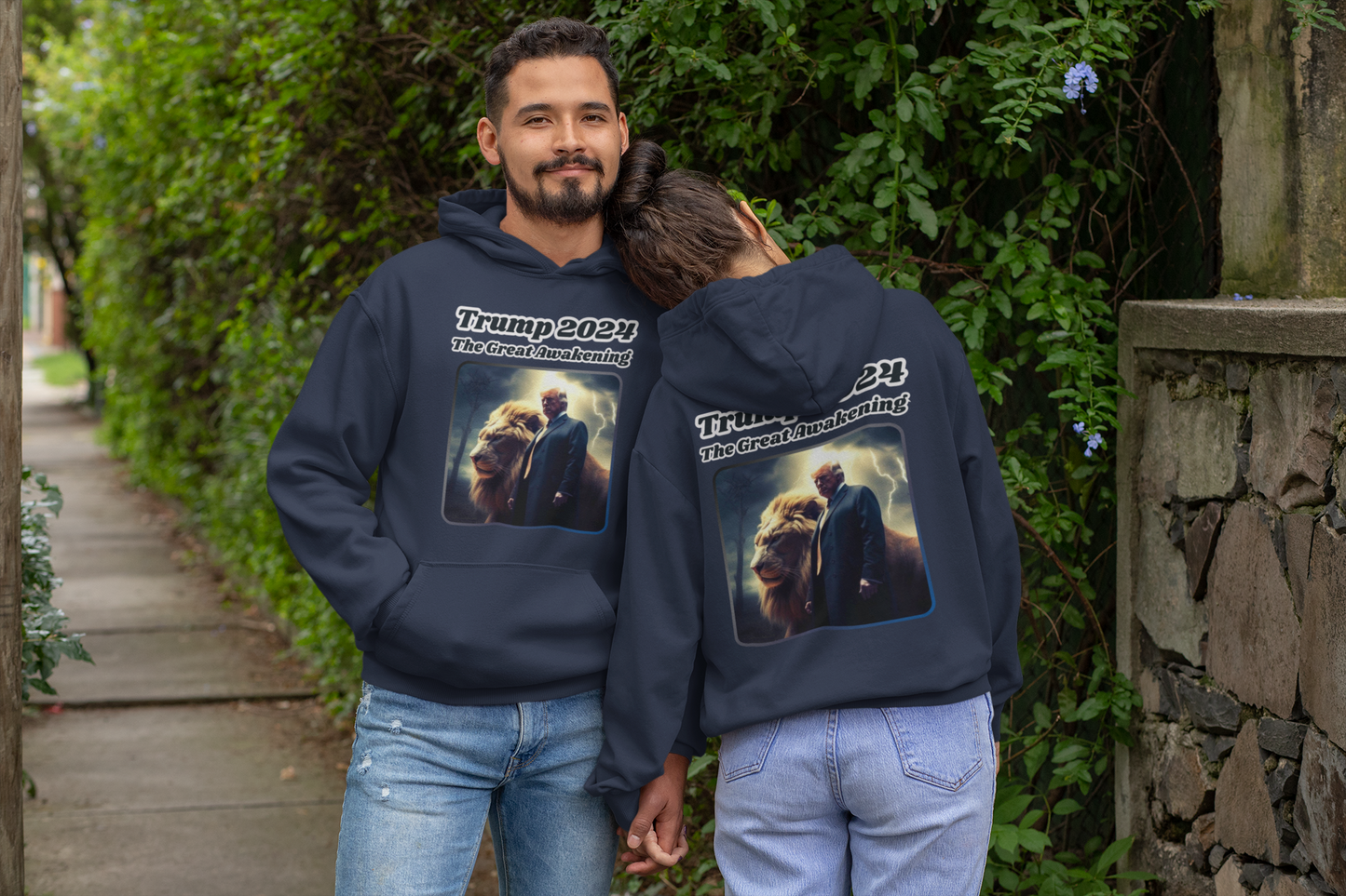 THE GREAT AWAKENING Heavy Weight Patriotic Hoodie (S-5XL):  Men's & Women's Gildan 18500 - FREE SHIPPING