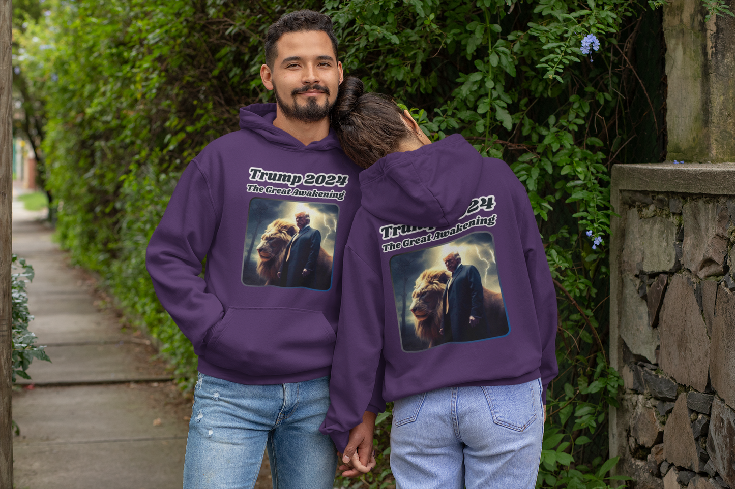 THE GREAT AWAKENING Heavy Weight Patriotic Hoodie (S-5XL):  Men's & Women's Gildan 18500 - FREE SHIPPING