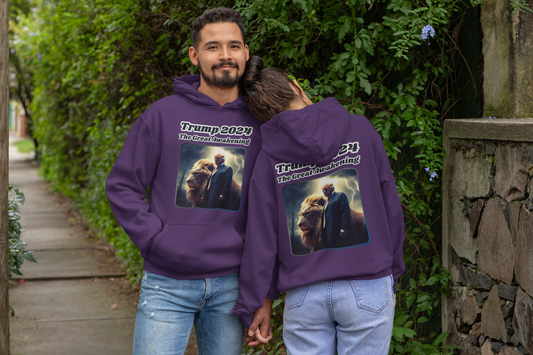 THE GREAT AWAKENING Heavy Weight Patriotic Hoodie (S-5XL):  Men's & Women's Gildan 18500 - FREE SHIPPING