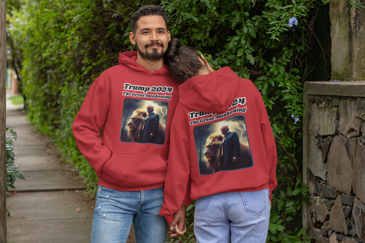 THE GREAT AWAKENING Heavy Weight Patriotic Hoodie (S-5XL):  Men's & Women's Gildan 18500 - FREE SHIPPING