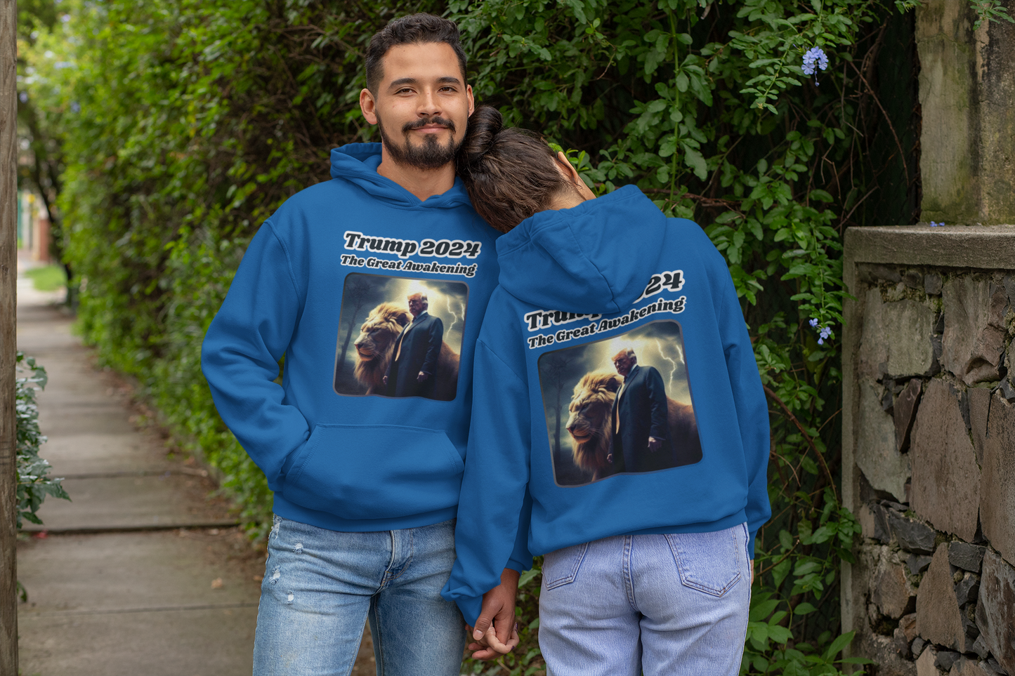 THE GREAT AWAKENING Heavy Weight Patriotic Hoodie (S-5XL):  Men's & Women's Gildan 18500 - FREE SHIPPING