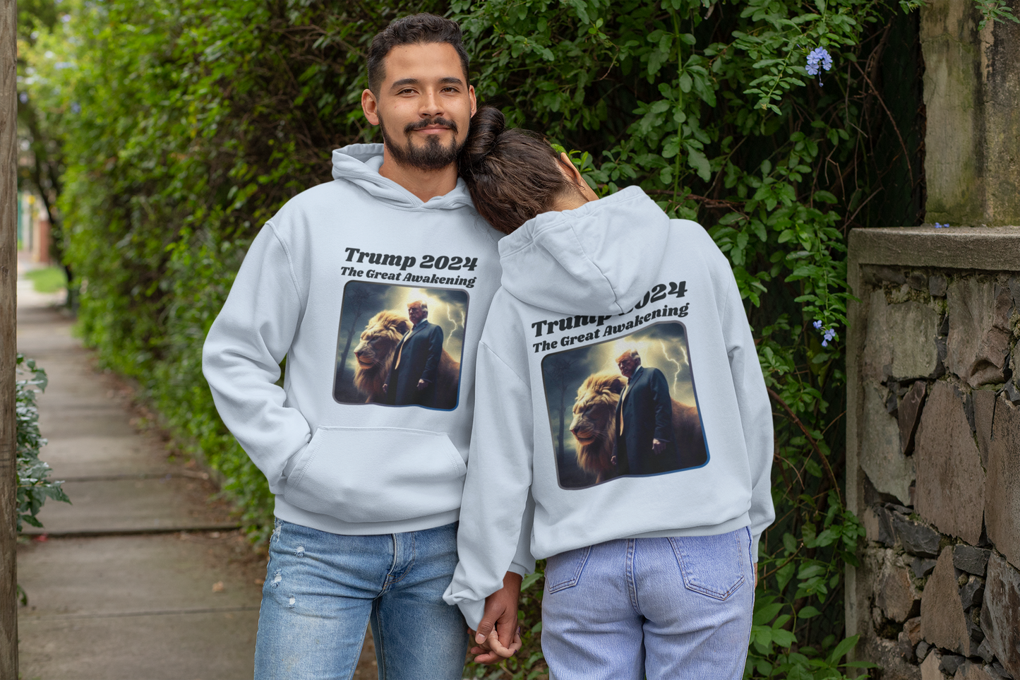 THE GREAT AWAKENING Heavy Weight Patriotic Hoodie (S-5XL):  Men's & Women's Gildan 18500 - FREE SHIPPING