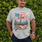 . BLESSED IS THE NATION Plus Size Heavy Weight Patriotic Christian T-Shirt (S-5XL):  Men's Hanes Beefy-T® - FREE SHIPPING