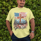 . BLESSED IS THE NATION Plus Size Heavy Weight Patriotic Christian T-Shirt (S-5XL):  Men's Hanes Beefy-T® - FREE SHIPPING