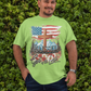 . BLESSED IS THE NATION Plus Size Heavy Weight Patriotic Christian T-Shirt (S-5XL):  Men's Hanes Beefy-T® - FREE SHIPPING