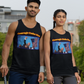 COURAGE UNDER FIRE Trump Medium Weight Patriotic Tank Top (S-2XL):  Men's & Women's 5200 - FREE SHIPPING