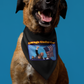 COURAGE UNDER FIRE Trump Assassination - Large Dog Bandana (Collar Size 14-23" Weight 50-75lbs) - FREE SHIPPING
