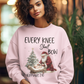 EVERY KNEE SHALL BOW Heavy Weight Christmas Sweatshirt (S-5XL):  Women's Gildan 18000