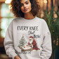 EVERY KNEE SHALL BOW Heavy Weight Christmas Sweatshirt (S-5XL):  Women's Gildan 18000