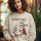 EVERY KNEE SHALL BOW Heavy Weight Christmas Sweatshirt (S-5XL):  Women's Gildan 18000