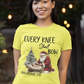 EVERY KNEE SHALL BOW Fitted Christmas T-Shirt (S-2XL):  Women's Bella+Canvas 6004 - FREE SHIPPING